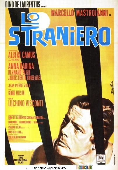 about time some did this! thx here's italian :razz: lo straniero / the stranger (1967)